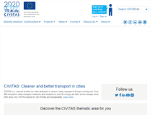 Tablet Screenshot of civitas.eu