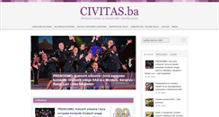 Desktop Screenshot of civitas.ba