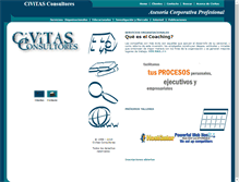Tablet Screenshot of civitas.cl