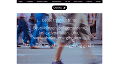 Desktop Screenshot of civitas.no